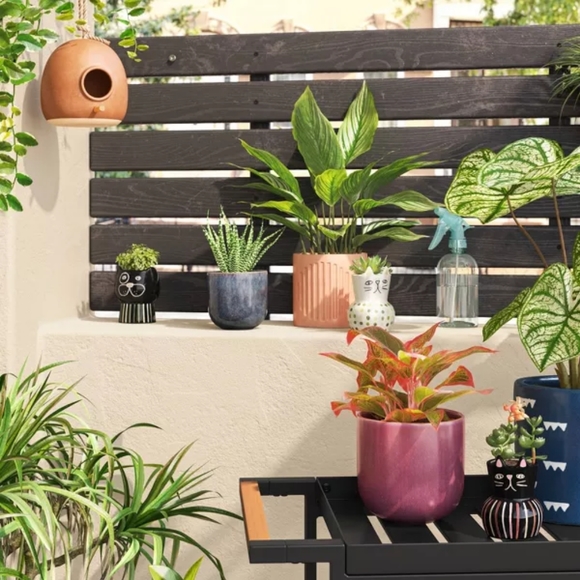 Ceramic Family Dog Outdoor Planter - Threshold - Picture 6 of 9